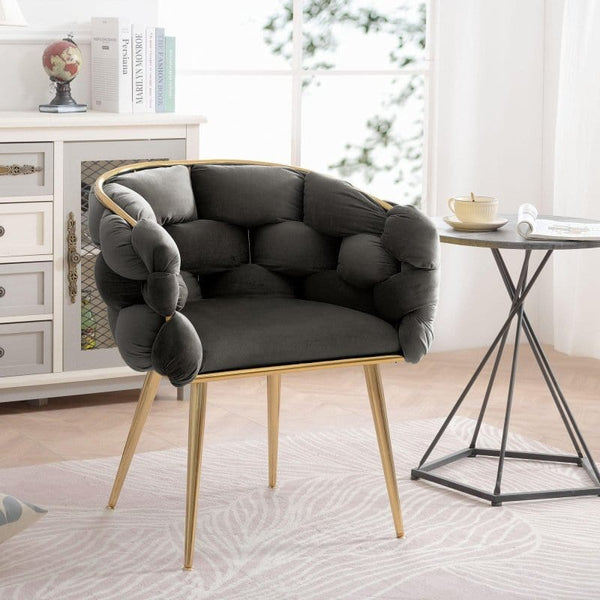 Acme Upgrade Your Home with the Modern Black Gold Chair Chair Modern Style | Black & Gold  Mattress-Xperts-Florida