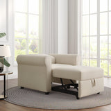 On-Trend Chaise, Chair, Sleeper- 3-1 Convertible Chaise Sleeper Chair Better than a Sleeper Sofa  Mattress-Xperts-Florida