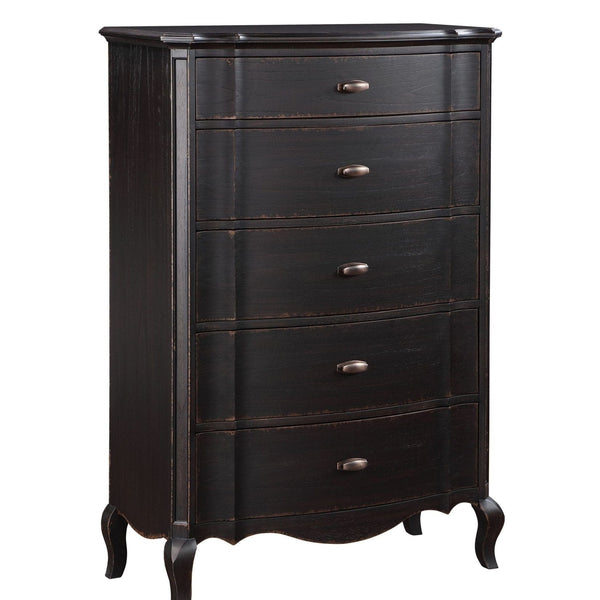 Chelmsford Black Bedroom Chest Antique Finish