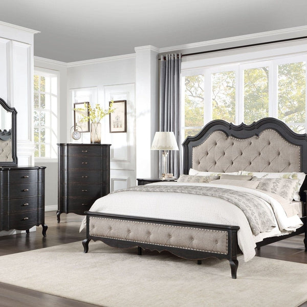 Acme Chelmsford Black Bedroom Chest Antique Finish Mattress-Xperts-Florida