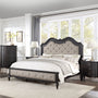 Acme Chelmsford California King Bed Beige Fabric Mattress-Xperts-Florida