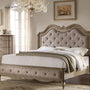 Acme Chelmsford King Bed in Beige Fabric Mattress-Xperts-Florida