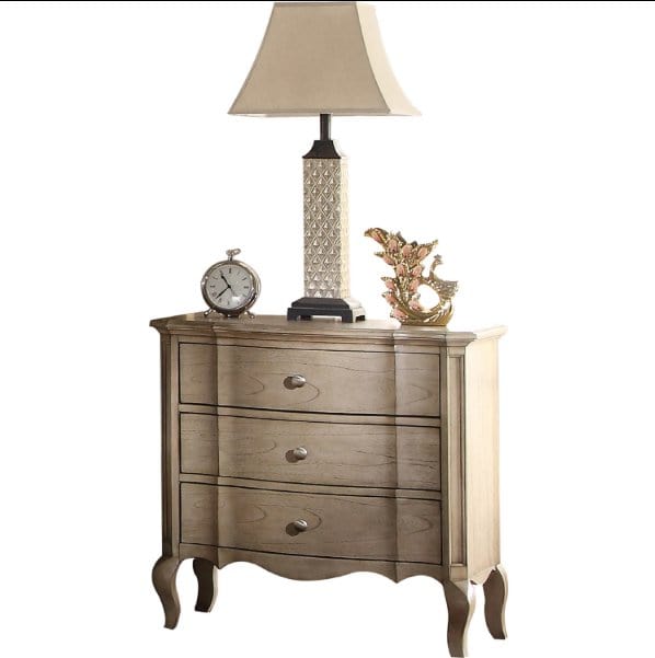 Acme Chelmsford Nightstand in Antique Taupe Mattress-Xperts-Florida