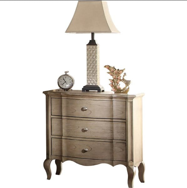 Acme Chelmsford Nightstand in Antique Taupe Mattress-Xperts-Florida