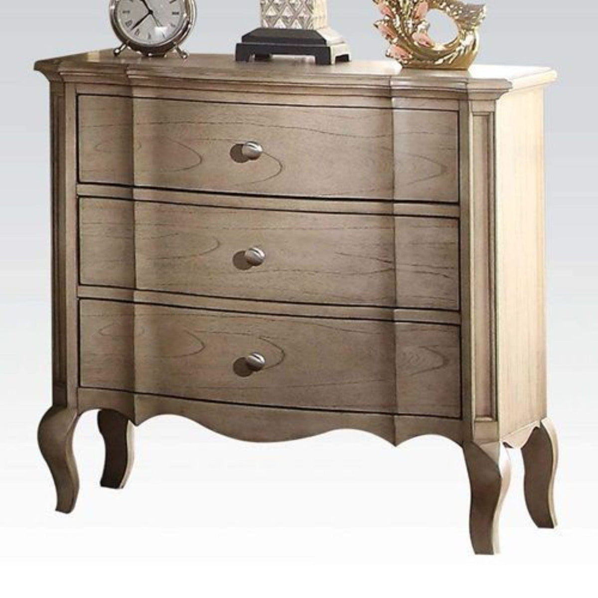 Acme Chelmsford Nightstand in Antique Taupe Mattress-Xperts-Florida