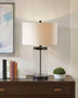 Ollix Clear Glass Cylinder Table Lamp Table Lamp | Clear Glass  Mattress-Xperts-Florida