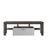 Ustyle Coastal Lighted TV Stand with LED Lights Mattress-Xperts-Florida