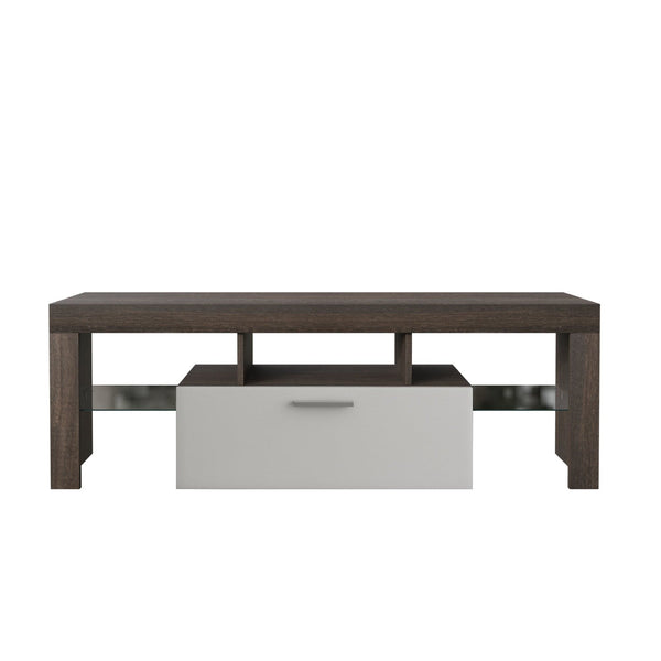 Ustyle Coastal Lighted TV Stand with LED Lights Mattress-Xperts-Florida