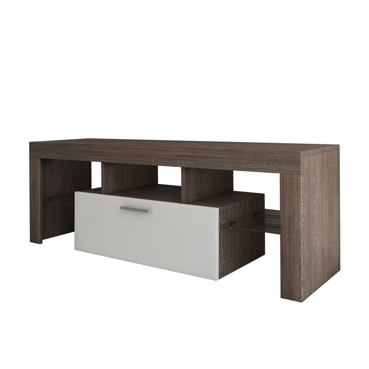 Ustyle Coastal Lighted TV Stand with LED Lights Mattress-Xperts-Florida