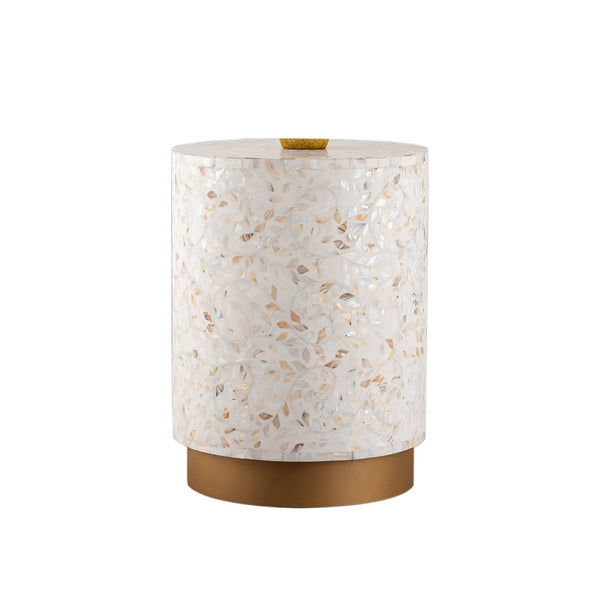 Acme Coastal Pearl White End Table | Limited Stock Mattress-Xperts-Florida