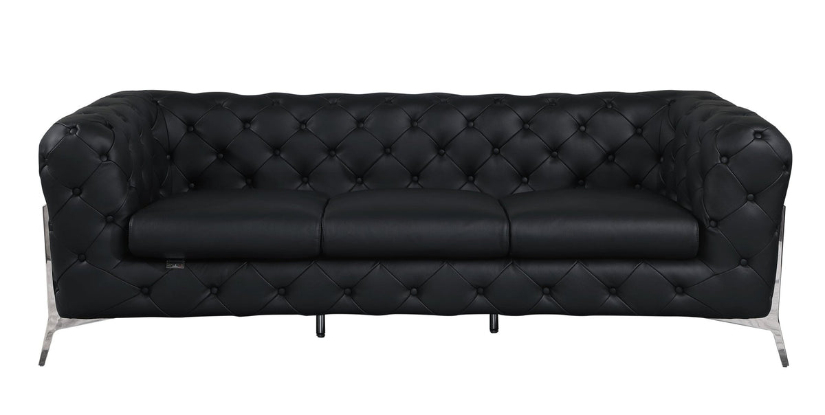 Global United Global United Top Grain 100% Italian Leather Power Reclining Sofa Mattress-Xperts-Florida