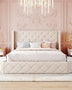 Homemax Furniture Dramatic Queen Velvet Storage Bed Mattress-Xperts-Florida