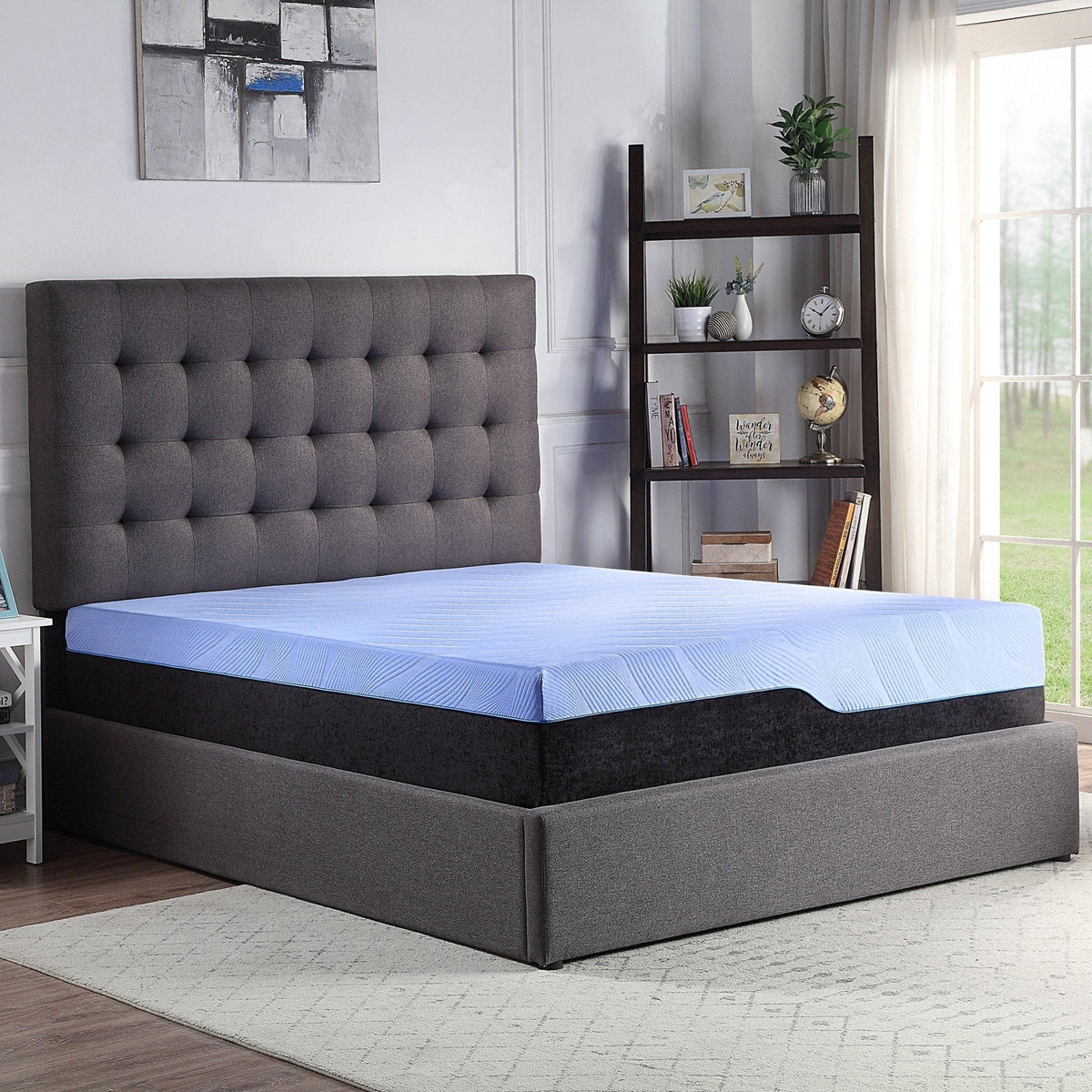 Bridgevine Home Hybrid Cooling Memory Foam Mattress| Cal-King Bed-In-Box | Hybrid Cooling Mattress  Mattress-Xperts-Florida