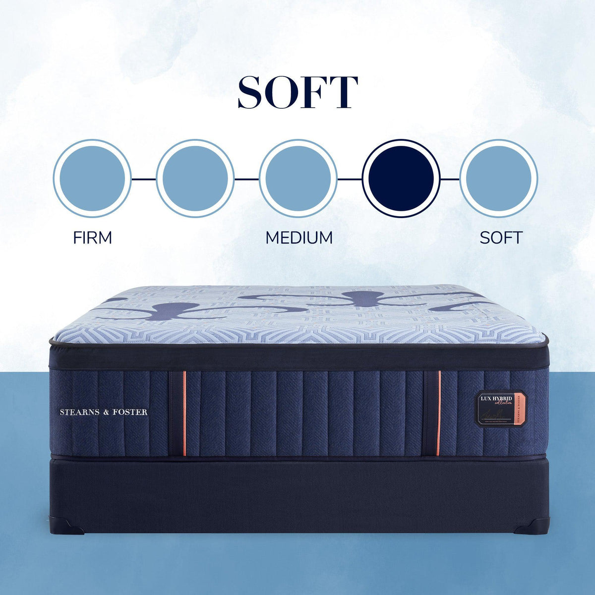 Stearns and Foster Lux-Hybrid Soft Mattress Stearns and Foster | Lux Hybrid Soft Mattress Mattress-Xperts-Florida