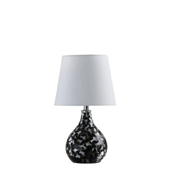 Black Modern Swirl Table Lamps1FurnisHome Gallery