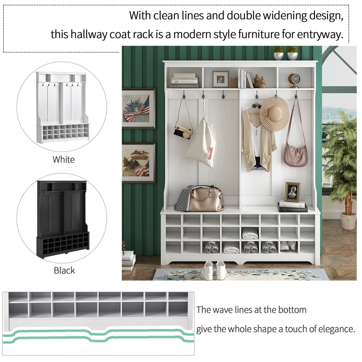 On-Trend Large Hallway Storage Rack Mattress-Xperts-Florida