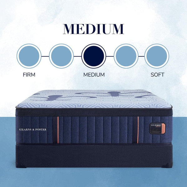 Stearns and Foster Lux-Hybrid Medium Mattress Stearns and Foster® Lux Hybrid Medium Mattress. Mattress-Xperts-Florida