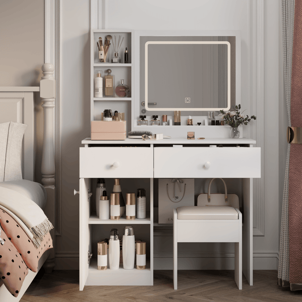 Makeup Vanity With LED Lights1Mattress Xperts