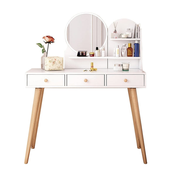 Makeup Vanity with Mirror and Lights3Mattress Xperts