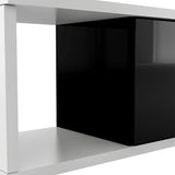 U-Can Modern Black and White TV Console Modern Black and White TV console Mattress-Xperts-Florida