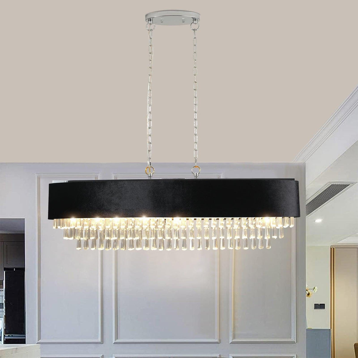 On-Trend Modern Crystal Chandelier - Luxury Design Mattress-Xperts-Florida