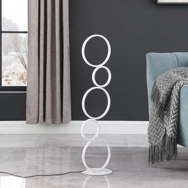 Modern 5 Ring Table or Floor Lamp4DecoElegance