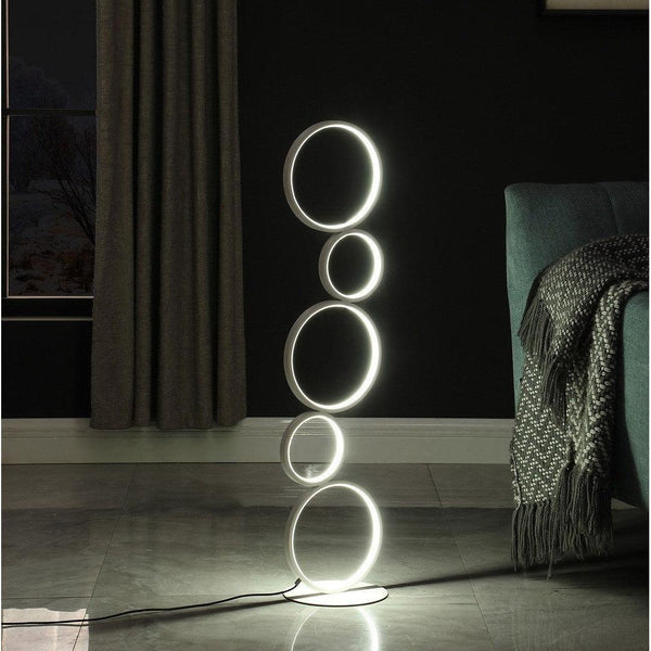 Modern 5 Ring Table or Floor Lamp2DecoElegance