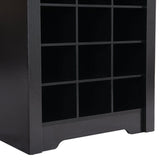 On-Trend Shoe Storage Console-30 30 Shoe Storage- Black Furniture Shelf for Shoes  Mattress-Xperts-Florida