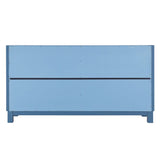 Trexm Navy Modern Dining Room 4 Door Buffet Sideboard Mattress-Xperts-Florida