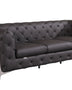 Global United Nico Italian Tufted Leather Sofa Mattress-Xperts-Florida