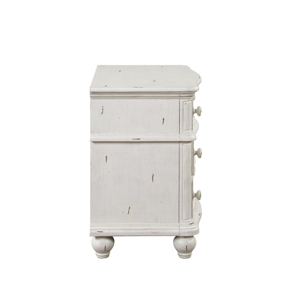 Antique White Nightstands 3 Drawer2Acme