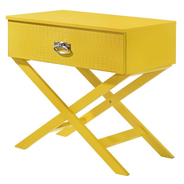 Modern Yellow Side Table | Modern Accent1Glory Furniture