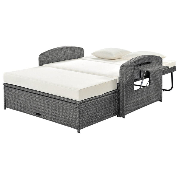 2 Person Outdoor Daybed with Built-in Tables13Topmaxx