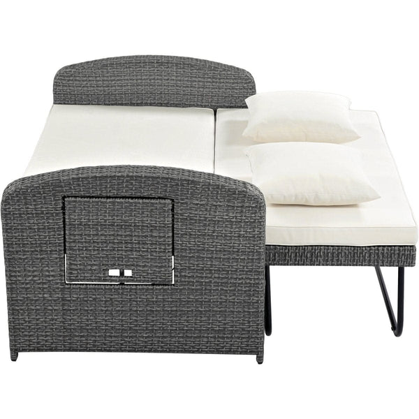 2 Person Outdoor Daybed with Built-in Tables15Topmaxx