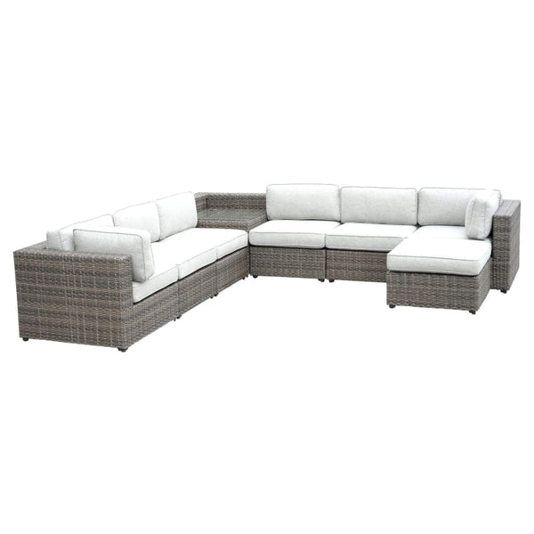 Outdoor Modern Grey Sectional Sofa2Steve Silver Furniture