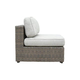 Outdoor Modern Grey Sectional Sofa9Steve Silver Furniture
