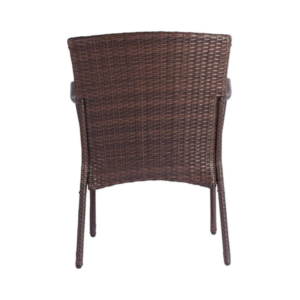 Outdoor Tan Bistro Set | 3 Pc Table & Chairs6Topmaxx