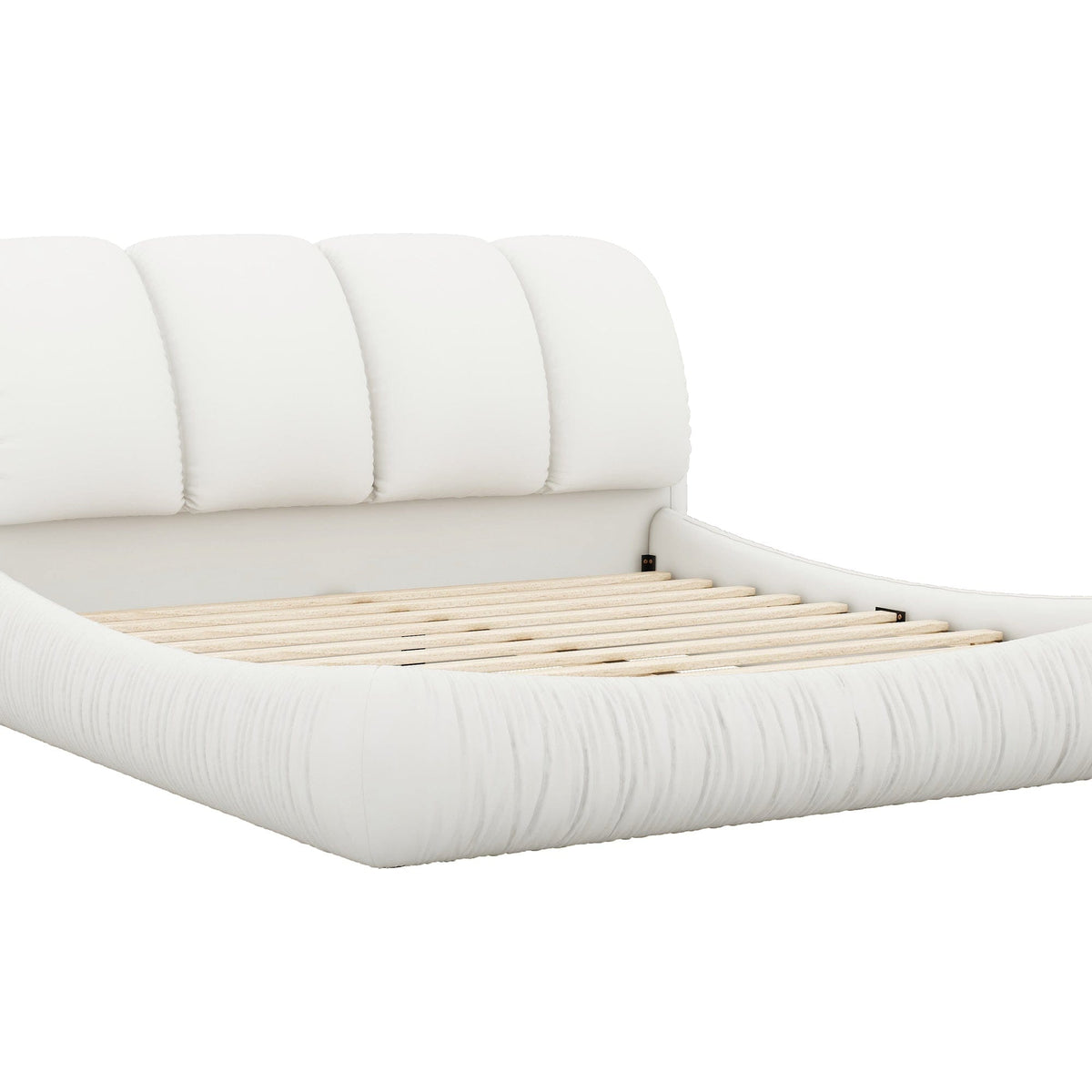 Acme Queen Luxury Modern White Upholstered Bed Mattress-Xperts-Florida