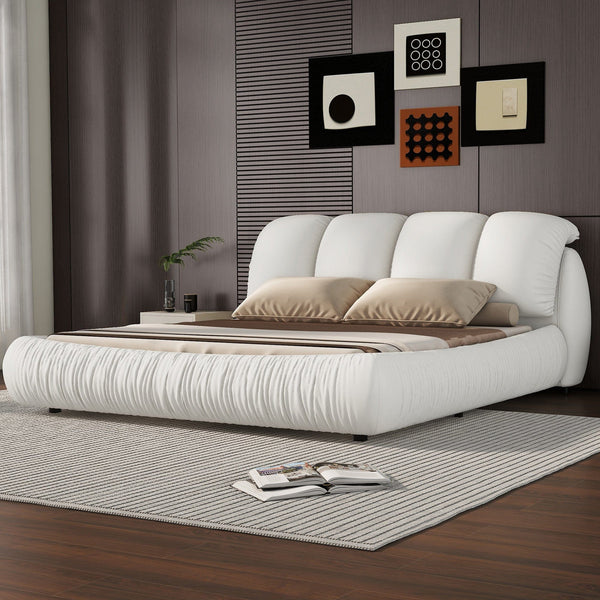 Acme Queen Luxury Modern White Upholstered Bed Mattress-Xperts-Florida