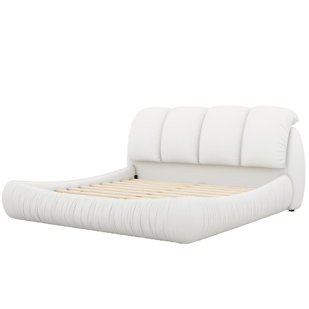 Acme Queen Luxury Modern White Upholstered Bed Mattress-Xperts-Florida