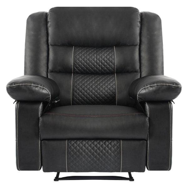 Breathable Baseball Stitch Massage Recliner Chair2Acme
