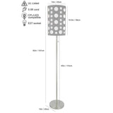 On-Trend Retro Floor Lamp - Silver Chrome Mattress-Xperts-Florida