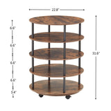 On-Trend Revolving 4-Tier Shoe Rack Organizer - Mattress-Xperts-Florida