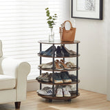 On-Trend Revolving 4-Tier Shoe Rack Organizer - Mattress-Xperts-Florida