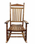 Leisure Home Products Rocking Chair | Oak Wood Finish with Slatted Back Rocking Chair | Outdoor Porch Seating  Mattress-Xperts-Florida