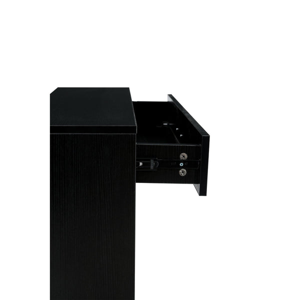 Black Shoe Cabinet Display Shelf3On-Trend