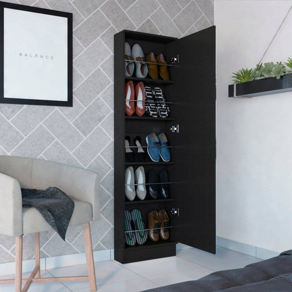 Rectangular Shoe Cabinet with Mirror2Acme