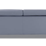 Global United Sky Light Blue Modern Italian Leather Sofa Light Blue Modern Leather Sofa  Mattress-Xperts-Florida