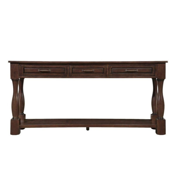 Homemax Furniture Sofa Table| Espresso Rustic Accent Espresso Rustic Accent Sofa Table | Furniture Mattress-Xperts-Florida