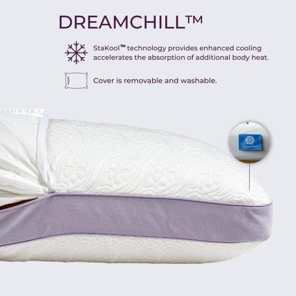 DreamFit® Solo Pillow (1 Insert) with Washable Cover Mattress-Xperts-Florida